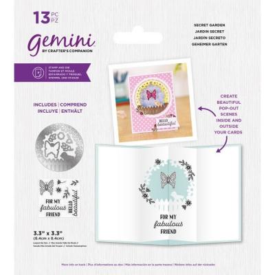 Gemini Stamp And Die - Secret Garden